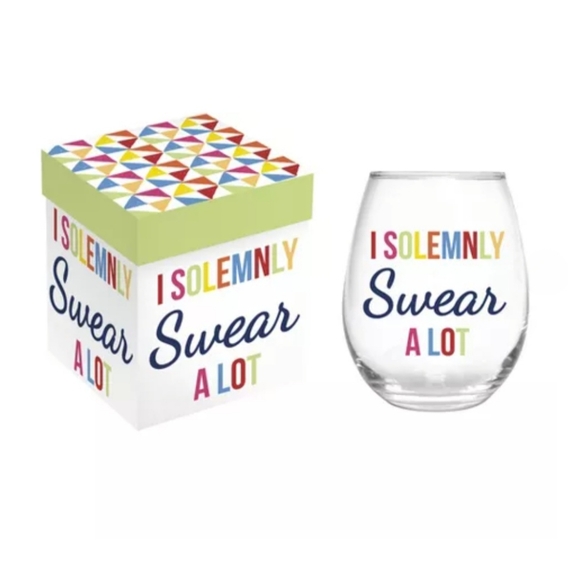 NWT! Oversized Wine Glass - Solemnly Swear - Picture 5 of 5